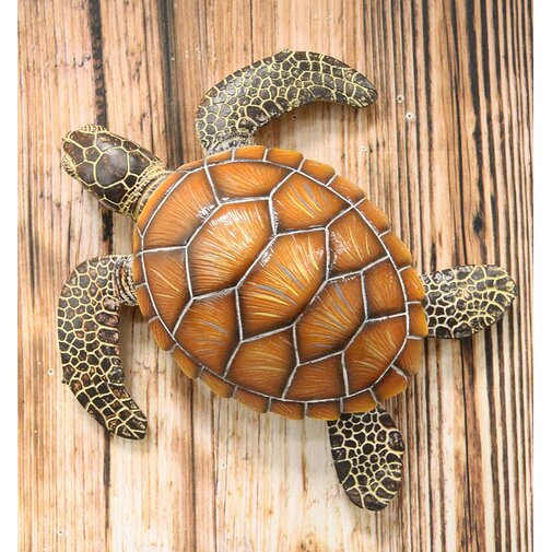 Rosecliff Heights Coastal Marine Swimming Sea Turtle Wall Décor And Reviews Wayfair 4705